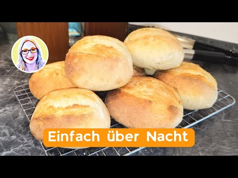 Wenn Du keine Zeit hast, musst Du dieses Rezept ausprobieren! Über Nacht Brötchen ganz einfach!
