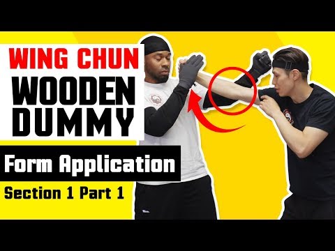 Wing Chun Wooden Dummy Training Form Application Section 1 - Part 1
