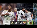 Real Madrid vs Barcelona 3-2 Laliga highlights 2024 | Vini jr goal | Bellingham goal | Vazquez goal