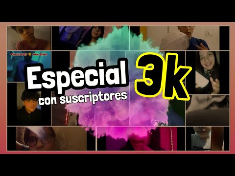 ASMR rápido ESPECIAL 3K con SUSCRIPTORES!!!