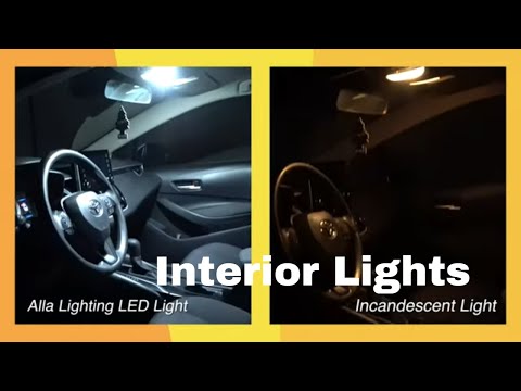 How to Change, Replace Toyota Corolla Interior Lights Bulb LED install