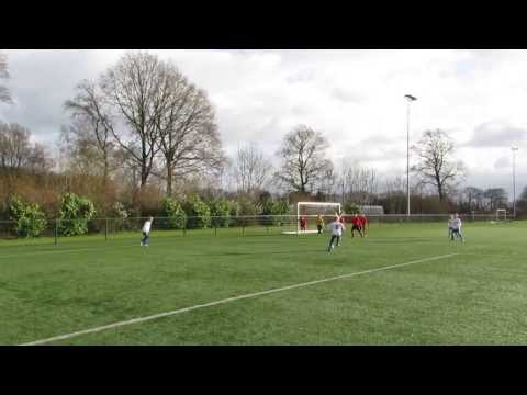 SDVB E4 - Sparta Nijkerk E5, 15 februari 2014. Eindstand 6-1