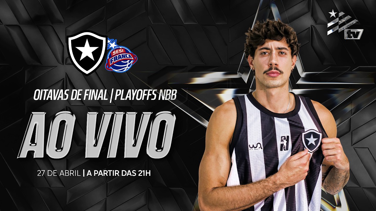AO VIVO: Botafogo enfrenta o Sesi Franca em General Severiano no jogo 3 dos playoffs do NBB