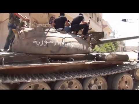 تقرير ميداني يظهر مشاركة لواء أحرار سوريا بمعارك حي الصاخور في مدينة حلب وقرية عزيزة جنوب المدينة