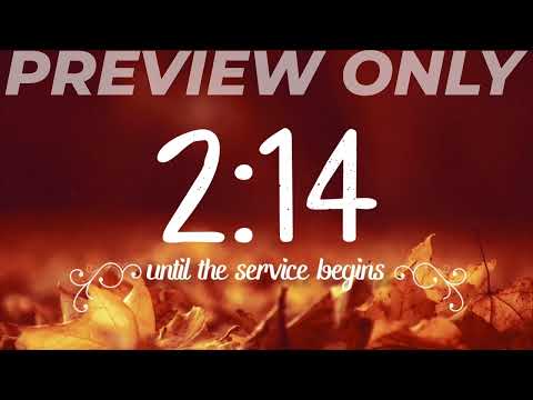 Video Downloads, Fall - General, Thanksgiving Volume Three: Countdown Video