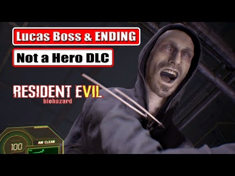 Resident Evil 7 Biohazard Not a Hero Final Boss (Lucas Boss Fight) & Ending