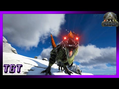 Taming a Greater Yutyrannus!  ARK Fjordur Let's Play Ep. 52
