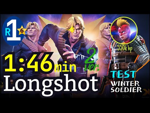 6* Rank1 Longshot 1:46 min [No boost] ver.2 | Test in ROL 550k hp #mcoc