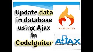 Download the video "update data using ajax codeigniter"
