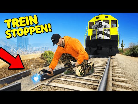 De TREIN Stoppen in GTA 5!