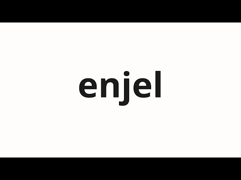 How to pronounce enjel | 엔젤 (Angel in Korean)