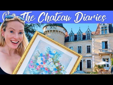 ANTIQUING in the Dordogne + MY FATHER'S ART IS MADE INTO TILES!!!