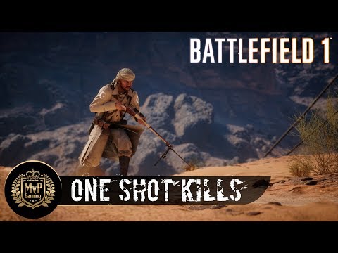 ONE SHOT KILLS - Battlefield 1 74 Kills Russian 1895 (PS4 Multiplayer no aim assist)