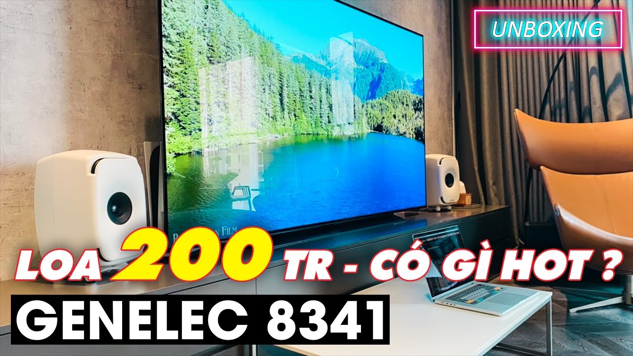 video Loa kiểm âm Genelec 8341 AP (xám) chính hãng 0