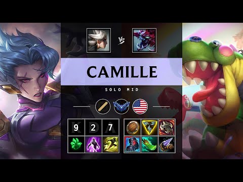 Camille Mid vs Cho'Gath - NA Diamond Patch 25.07