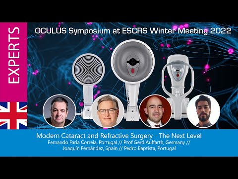 Modern Cataract and Refractive Surgery – The next level Pentacam® AXL Wave, K5M and Corvis® ST