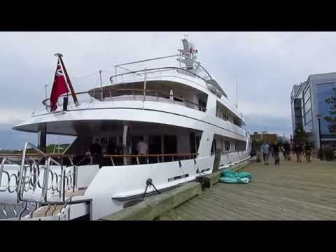 Majestic Luxury Yacht Arrives in Halifax N.S.