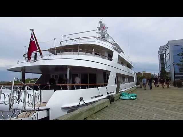 Majestic Luxury Yacht Arrives in Halifax N.S.