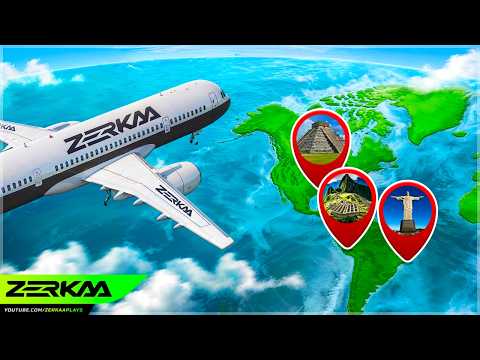 I Flew To All 7 Wonders Of The World (Microsoft Flight Simulator 2024)
