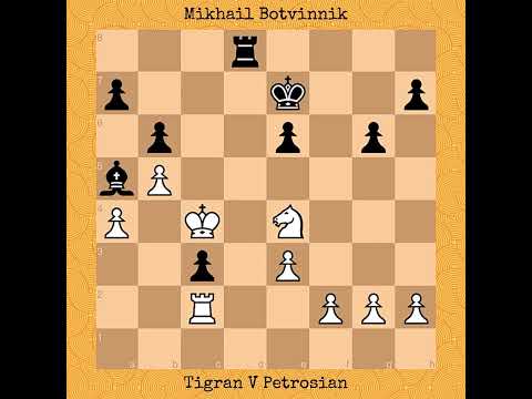 Tigran V Petrosian vs Mikhail Botvinnik | World Championship Match, 1963 #chess