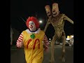 Is This The End Of McDonald S Siren Head Chases Ronald McDonald S Sirenhead Terror Horror