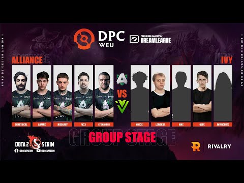 Alliance vs IVY - DPC WEU 2021/22 Tour 2: Division II - Group Stage - B03