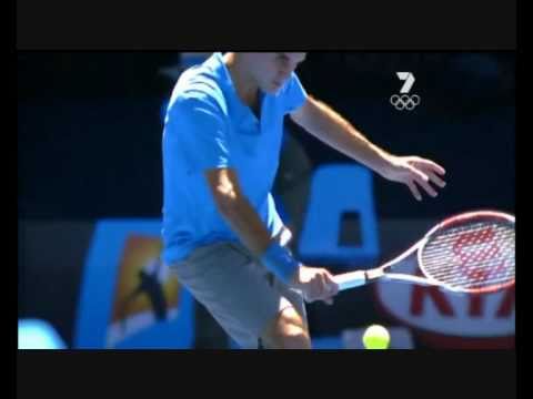 Roger Federer - Slice Backhand Close Up