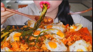 Download lagu ASMR KIMCHI FRIED RICE | QUAIL EGGS | EATING SOUNDS | NO TALKING mp3