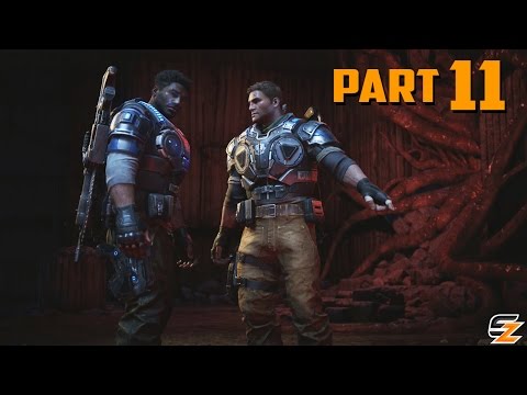Gears of War 4 Gameplay Walkthrough Part 11 - Elevator to Hell (Gears of War 4 Campaign)
