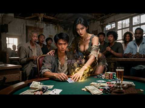 窮小夥新婚夜被騙進賭場輸光彩禮，豈料他的美艷嬌妻竟是消失已久的賭神！一張撲克牌雙手一翻贏空賭場一夜改命，對家裡掏空積蓄求姑奶奶饒命！#一张扑克牌一夜暴富