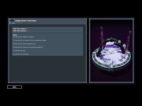 Void Fields Lore log