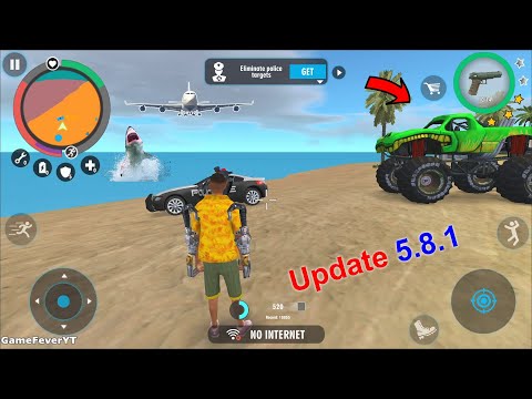 Real Gangster Crime 5.8.1 New Update (Gangster Hero Drive Green Monster Truck) - Android Gameplay HD