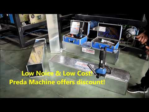 Pittsburgh seam locker for duct seam closing full fuctioning video!