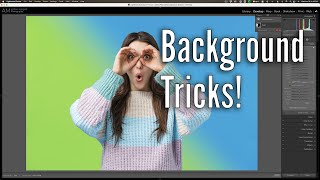 TRICKS With BACKGROUNDS in Lightroom