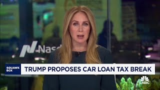 Trump proposes car loan tax break