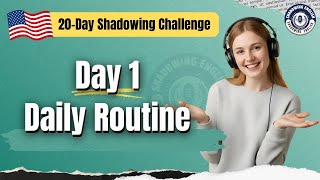 🔴 30 English Sentences for Daily Routine | Shadowing English Speaking Practice