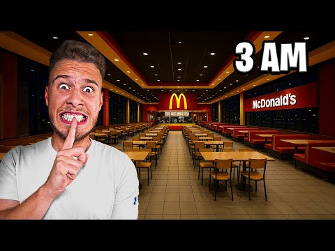 Stau Peste Noapte În Cel Mai Mare McDonalds !