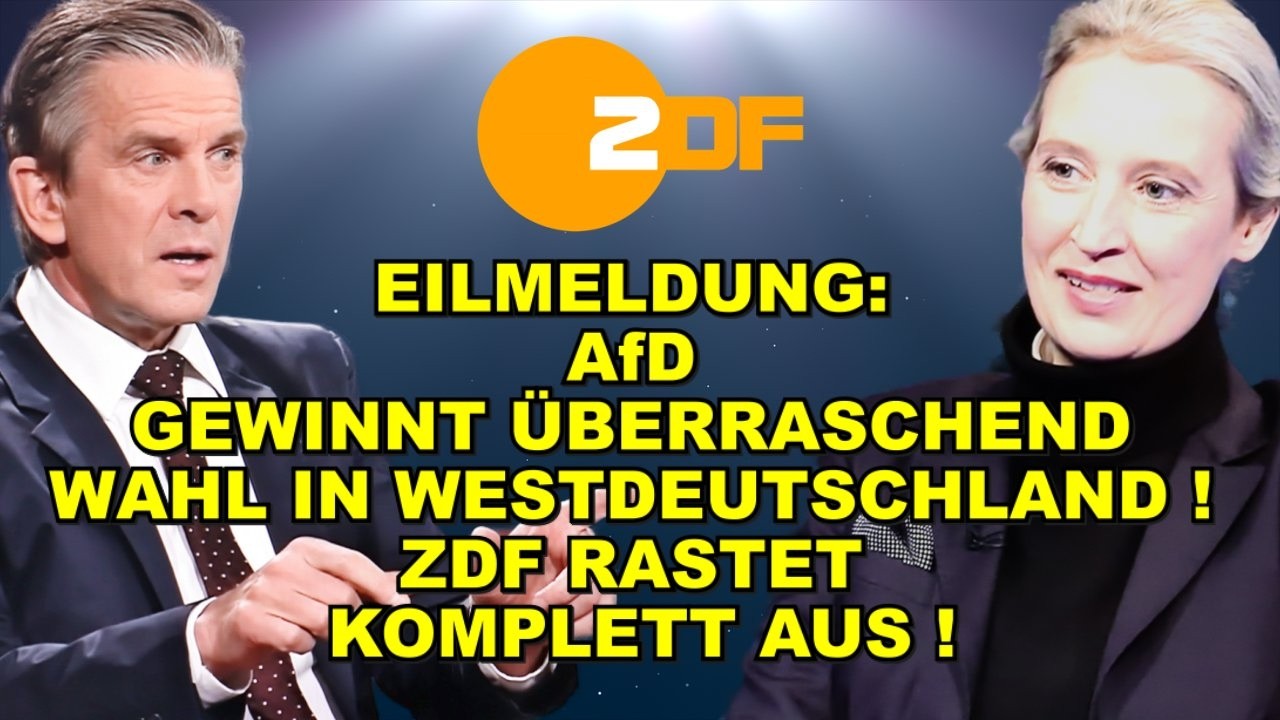 EIL: AfD GEWINNT Wahl! ZDF RASTET AUS!