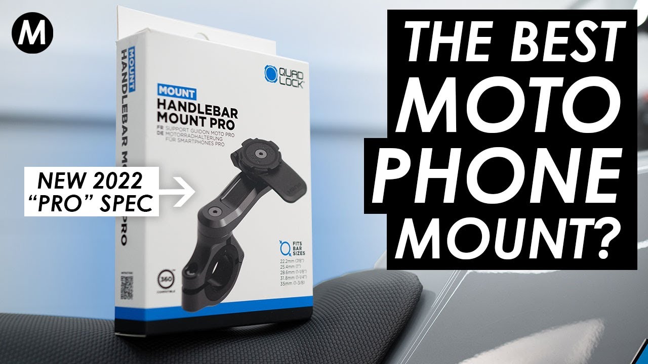 New 2022 Quad Lock Handlebar Mount PRO Review: The Best Motorcycle Phone Mount