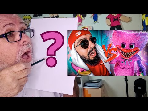 REACT E DESENHANDO Kissy Missy (Poppy Playtime) Vs. Mussoumano - Batalha com Games