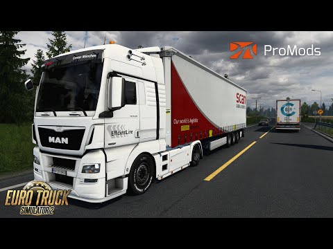 ProMods 2.56 - MAN TGX E6 2015 - Euro Truck Simulator 2 1.41