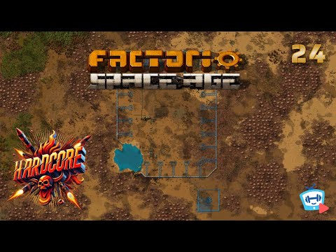 💥 HARDCORE ⚙️ Factorio Space Age - Death World | #24 | Let's Play
