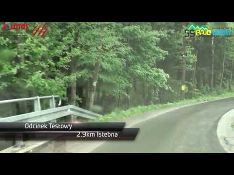 59 Rajd Wisły 2013 - Odcinek testowy onboard