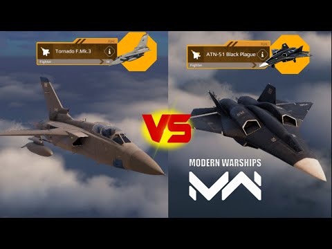 TORNADO F.MK.3 vs ATN-51 Black Plague | Comparison Video | Modern warships