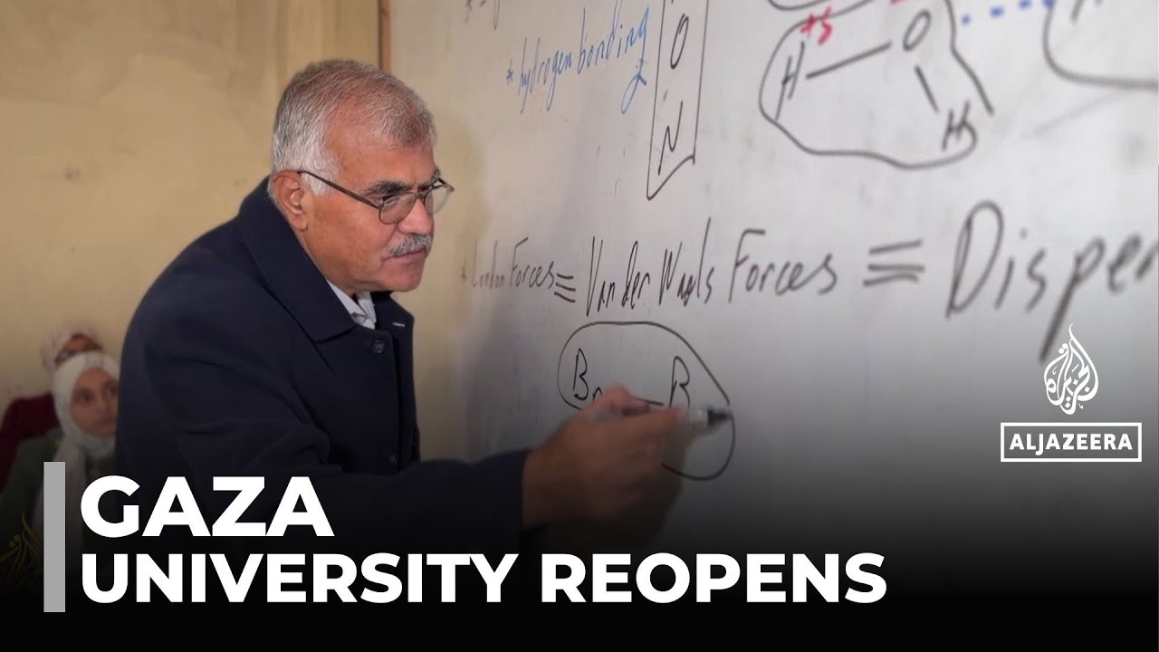 Education in the ruins: Students' dreams are still alive as classes resume