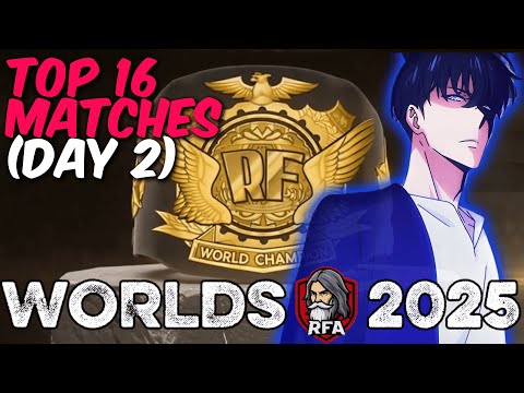 (TOP 16) DAY 2 - Rumble Fighter Academy 2025 Worlds Championship Tournament