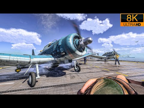 Battle of Midway 1942 (Douglas SBD Dauntless Dive-Bombers) Call of Duty Vanguard  - 8K HDR