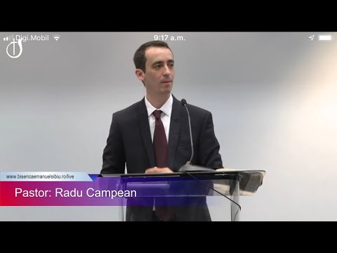 Radu Cîmpean  - Un om mărunt se întâlnește cu un Dumnezeu mare (07.04.2019 PM)