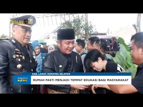 POLRES LAHAT MENDIRIKAN RUMAH PASTI