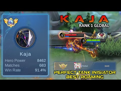 Top Global 1 Kaja | Perfect tank inisiator Best roaming